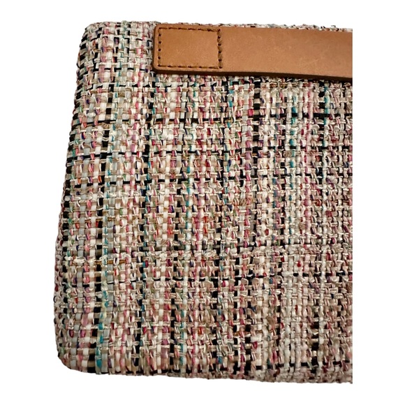 Banana Republic Foldover French Tweed Clutch 👛 - Picture 7 of 13